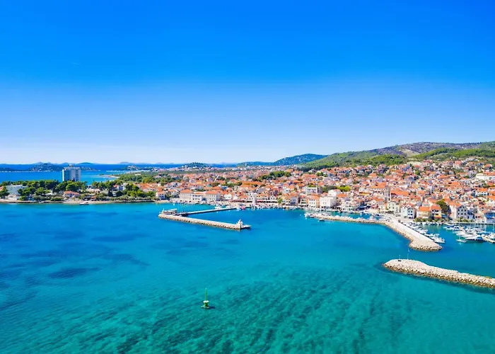 In With Seaview, Terrace, Air Condition, Wifi Vodice